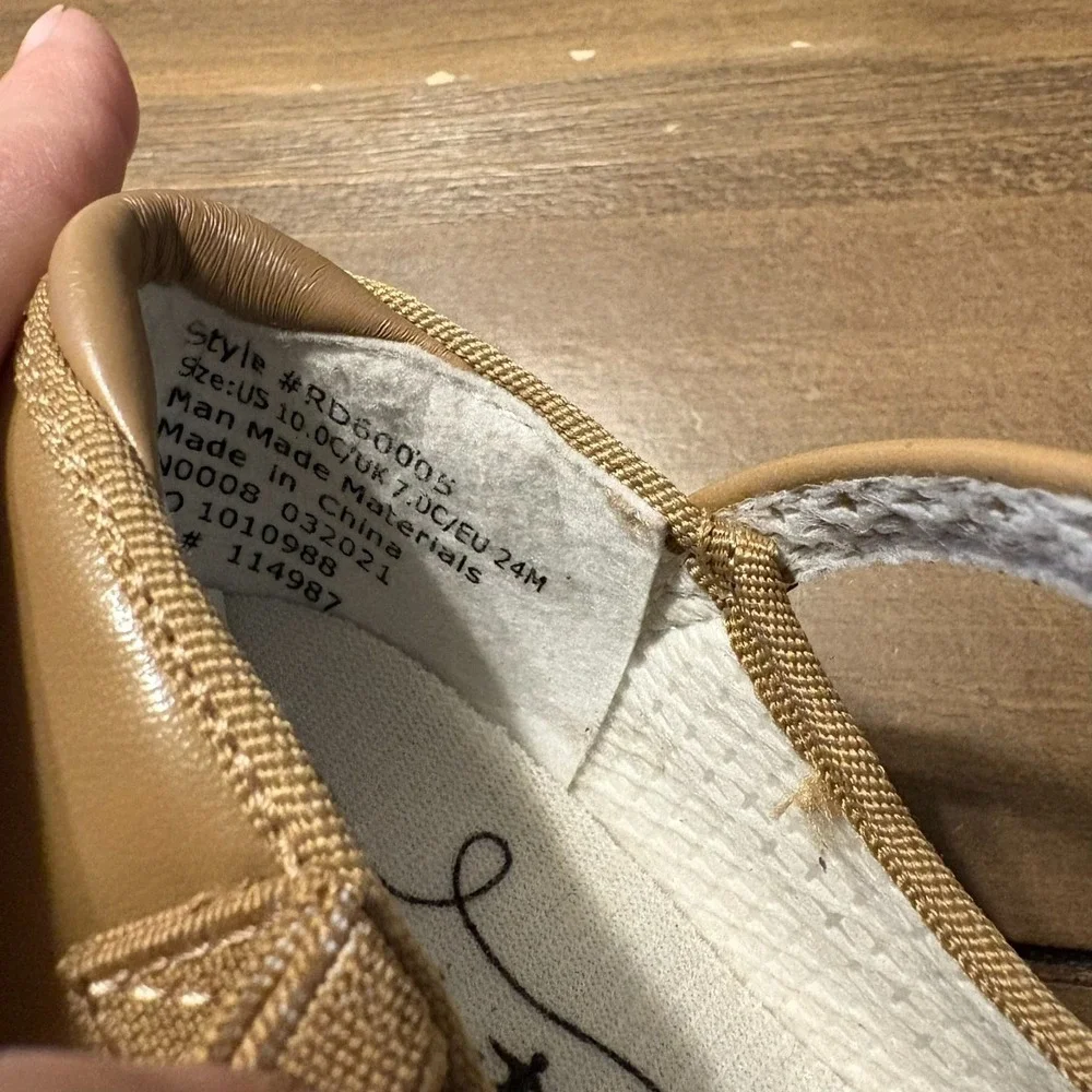Evolution Dancewear Kids Tap Shoes Tan Mary Jane Buckle US Size 10.0C RD60005